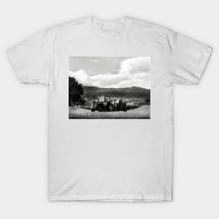 Taking away the bales - near Conwy, North Wales T-Shirt